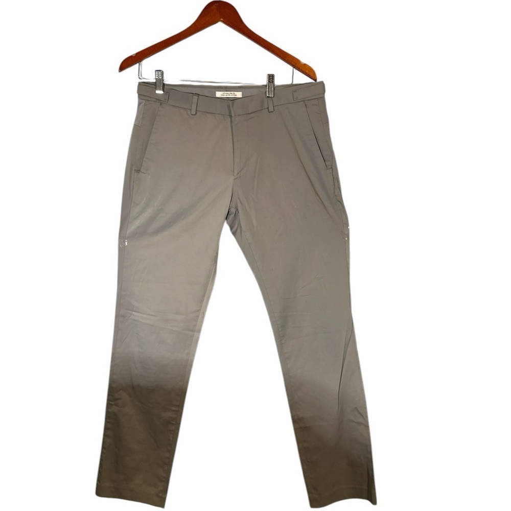 Calvin Klein Gray Chinos Smart Casual Cotton Blend